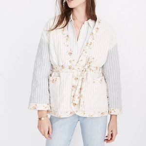 Madewell x The New Denim Project® Patchwork Wrap Jacket